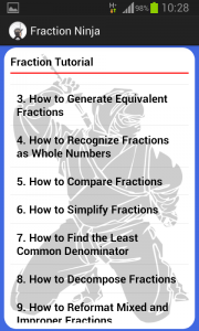 Fraction Ninja Tutorial