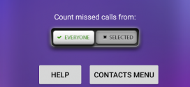 Change Profile on Missed Calls application